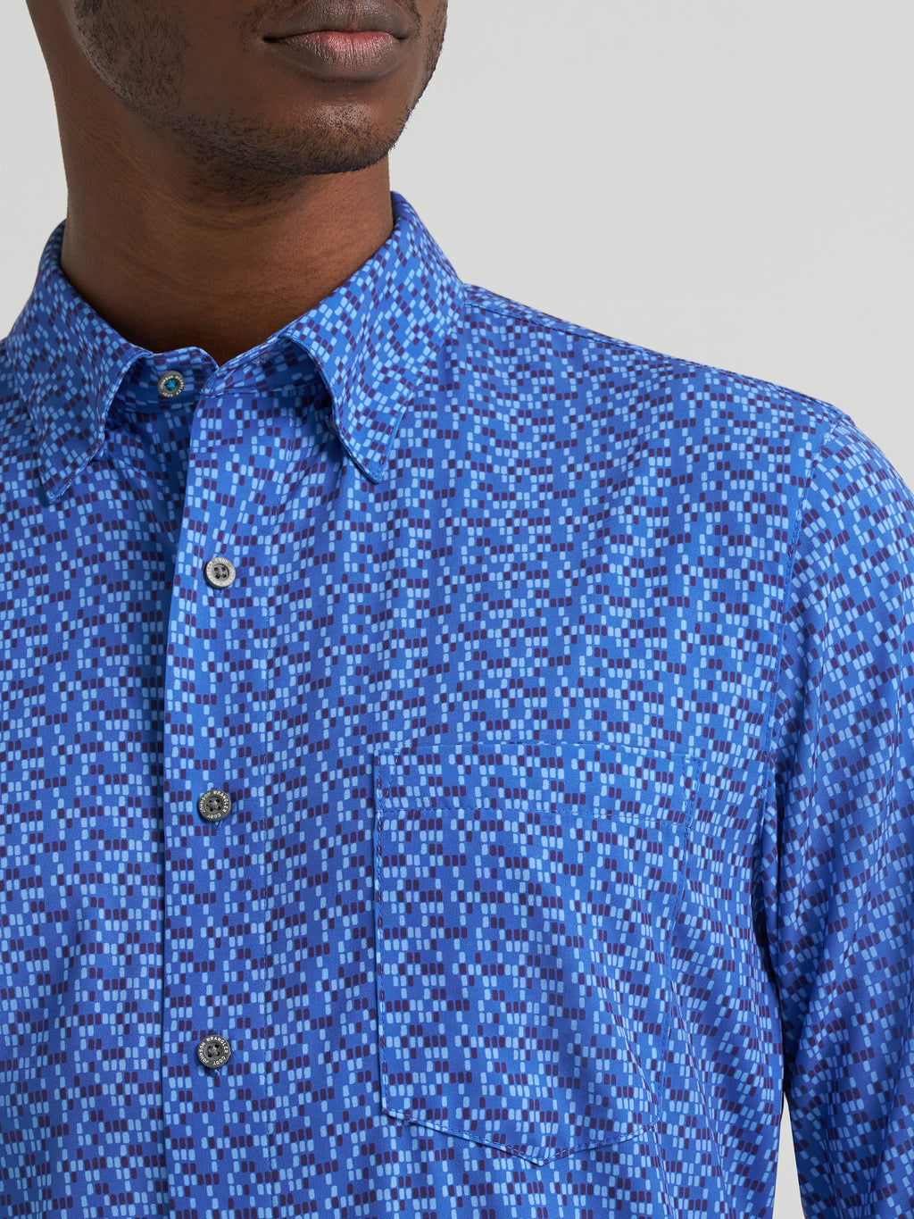 Chemise Cody Johnson Bleue