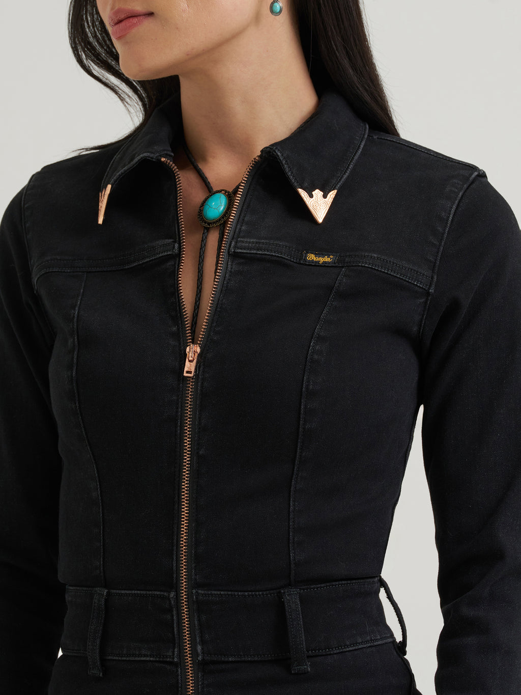 Wrangler® x Lainey Wilson Denim Catsuit