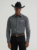 Wrangler Logo Snap chemise noire