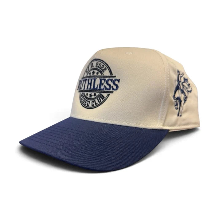 Casquette Ruthless Rodeo Club – Beige / Bleu