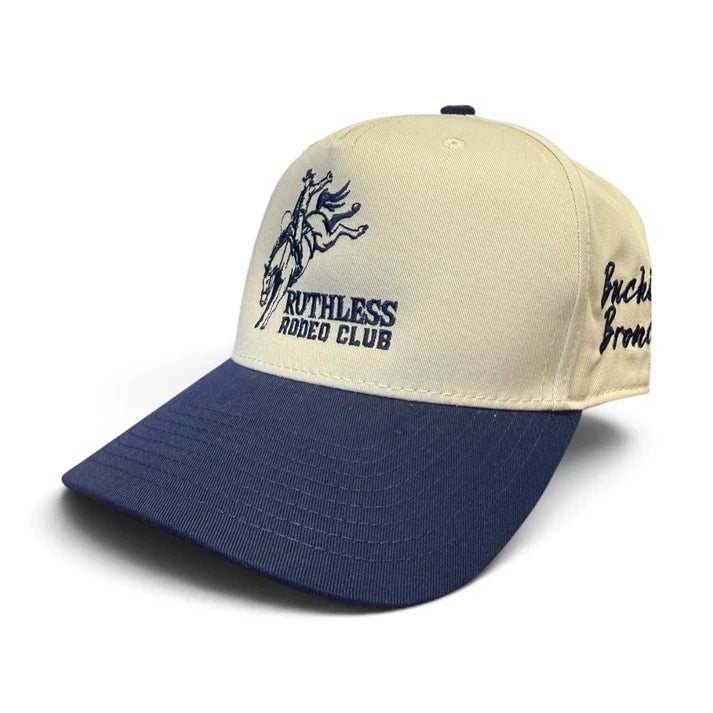 Casquette Ruthless Bucking Broncs – Beige / Bleu