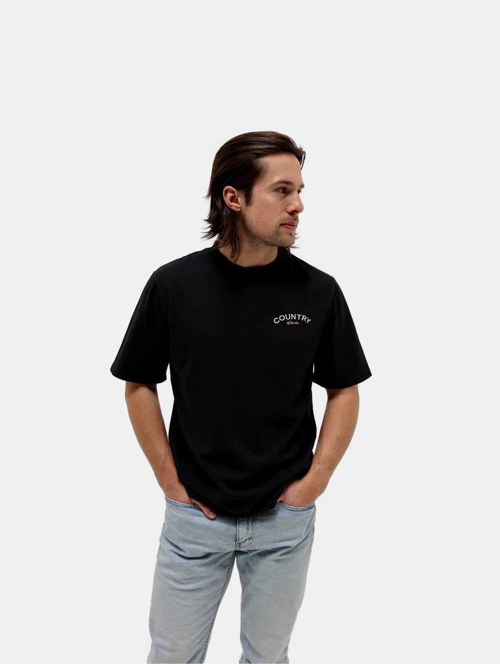 T-shirt Black Saddle