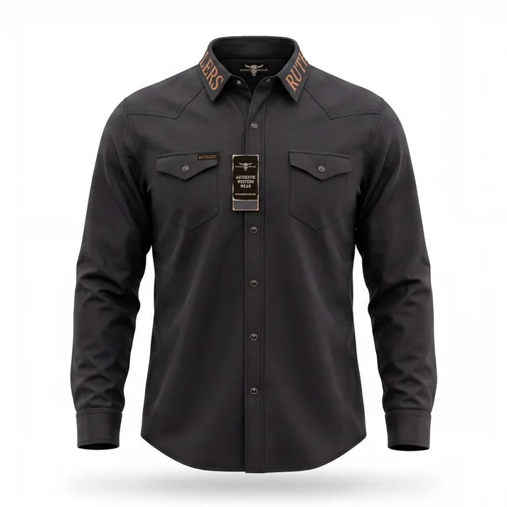 Chemise western à boutons-pression Ruthless Rustlers