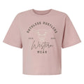 T-shirt Boxy Western Wear – Blush