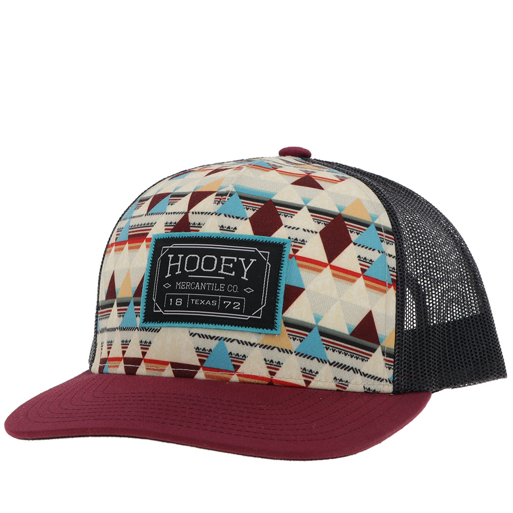 Casquette Hooey Doc - Crème motif / Charbon