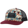 Casquette Hooey Doc - Crème motif / Charbon