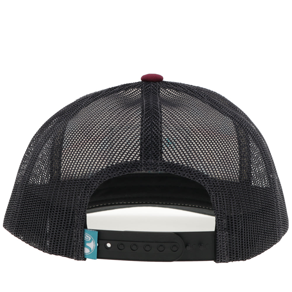 Casquette Hooey Doc - Crème motif / Charbon - vue 2