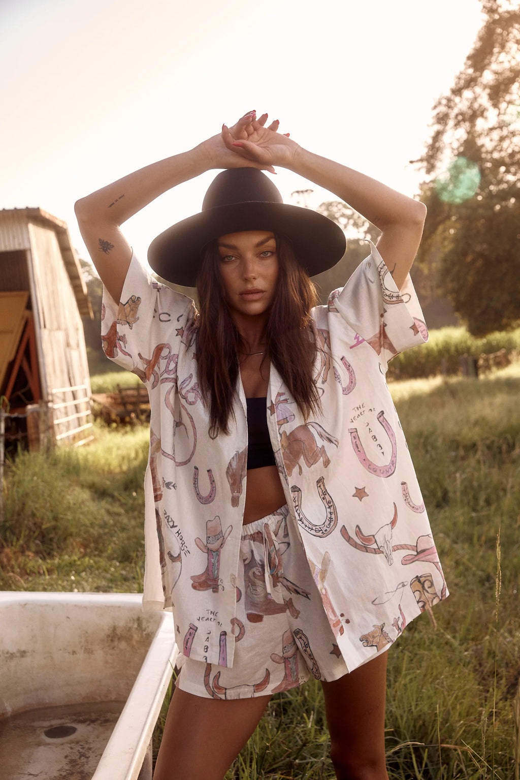Chemise western Patron