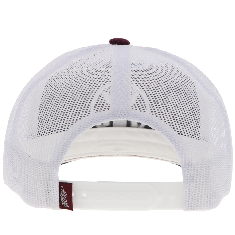 Casquette Hooey O-Classic - Bourgogne / Blanc - vue 2