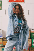 Veste en denim Mermaid Racing
