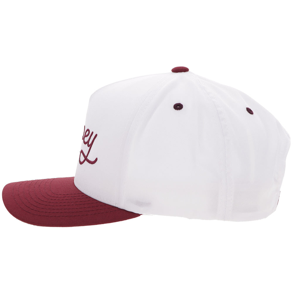 Casquette Hooey OG - Blanc / Bourgogne - vue 3