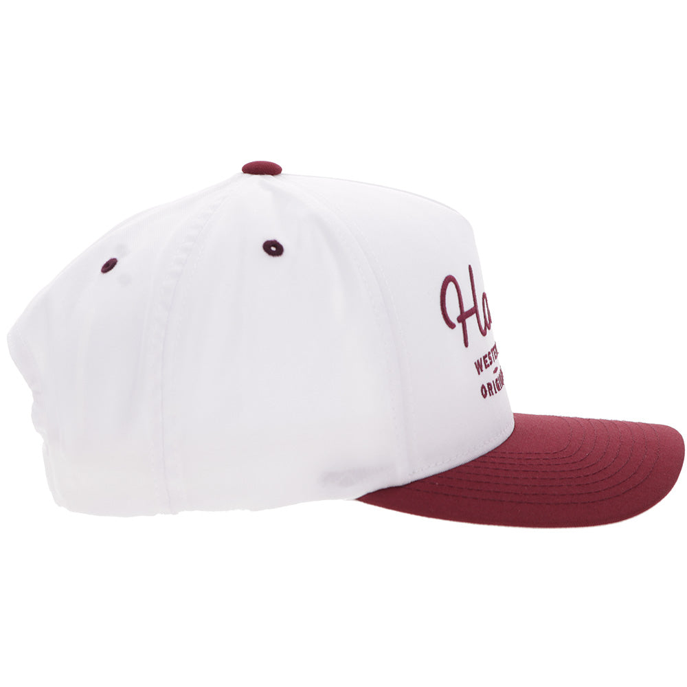 Casquette Hooey OG - Blanc / Bourgogne - vue 5