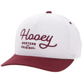 Casquette Hooey OG - Blanc / Bourgogne