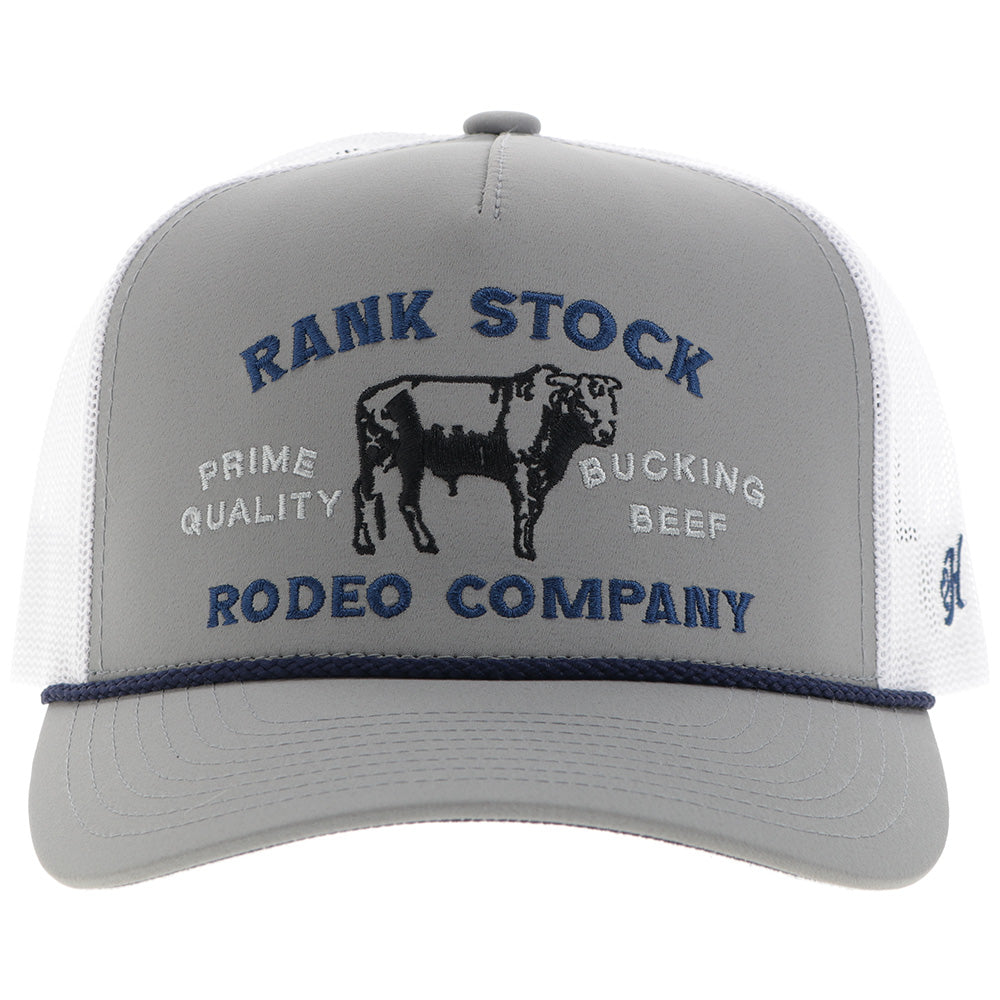 Casquette Hooey Rank Stock - Gris / Blanc - vue 4
