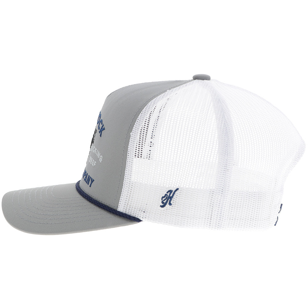 Casquette Hooey Rank Stock - Gris / Blanc - vue 5