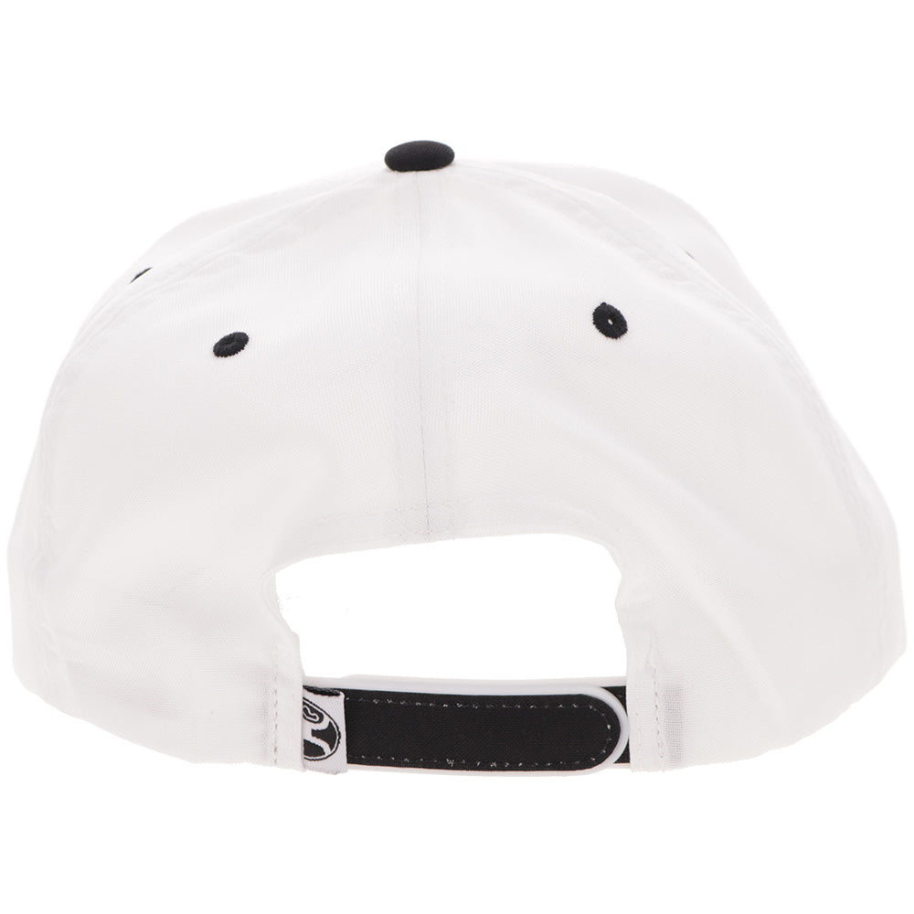 Casquette Hooey Mark Out - Blanc / Noir à visière - vue 2