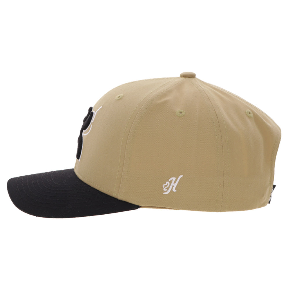 Casquette Hooey Arc - Beige / Noir à visière - vue 3