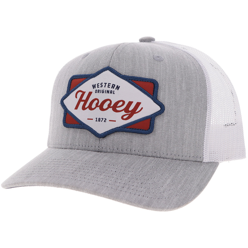Casquette Hooey Diamond - Gris / Blanc