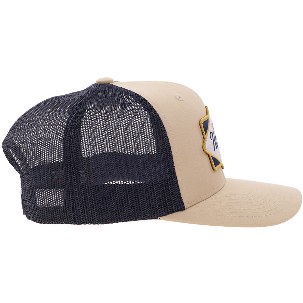 Casquette Hooey Diamond - Beige / Marine - vue 3