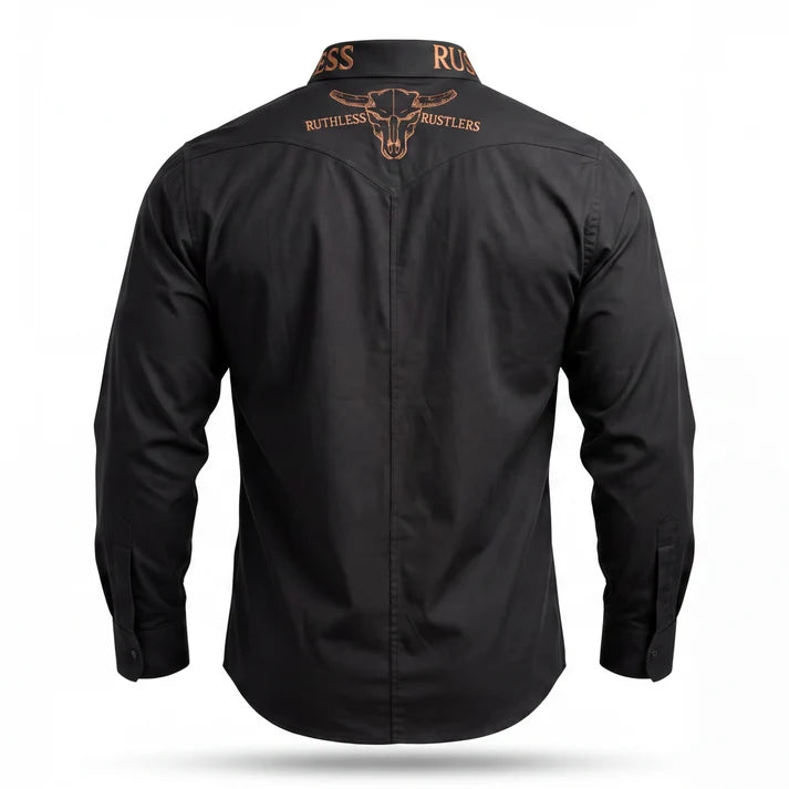 Chemise western à boutons-pression Ruthless Rustlers