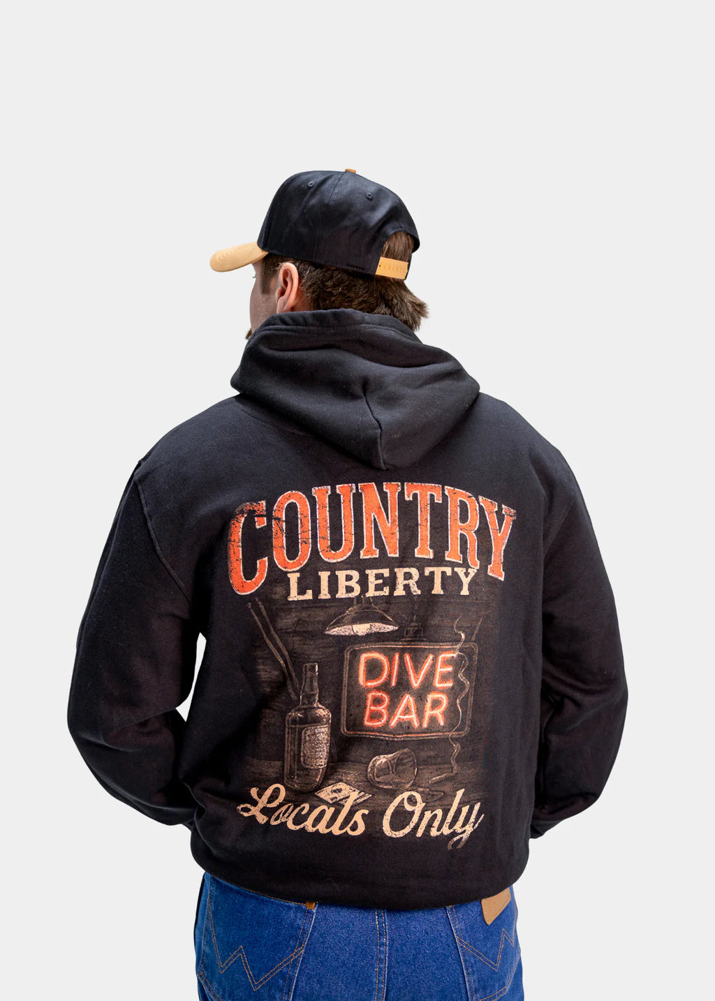 "Country Liberty Cowgirl" Hoodie, Sand