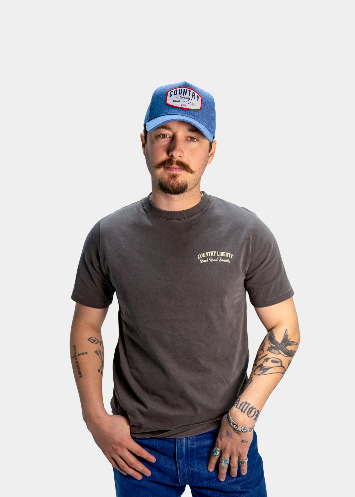 T-shirt Backroad Bandits – Gris