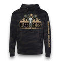 Hoodie Hunting Ruthless Rustlers – Camo noir