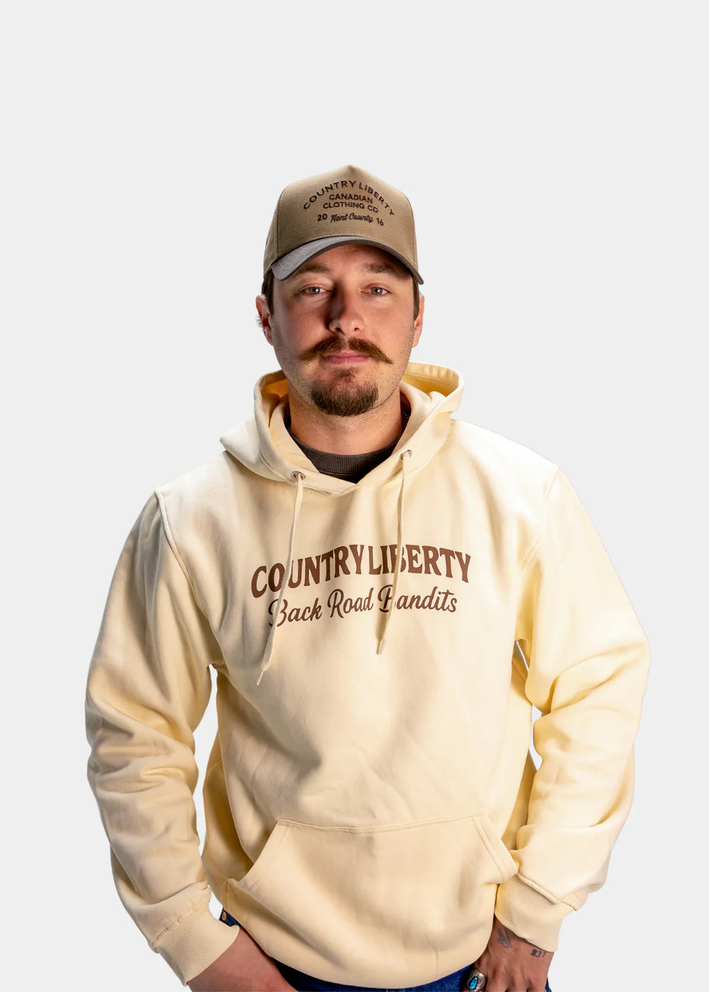 Hoodie Backroad Bandits – Naturel