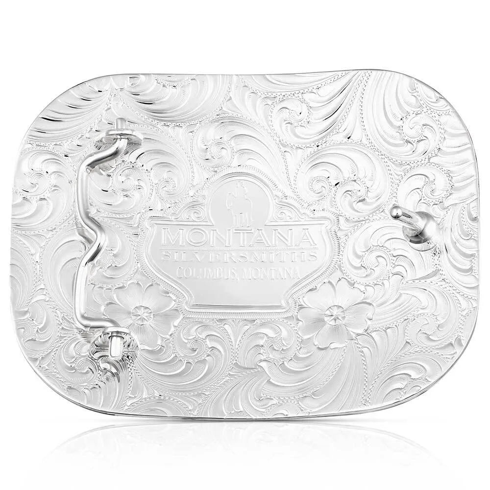 Boucle de ceinture Class Act bicolore avec Longhorn