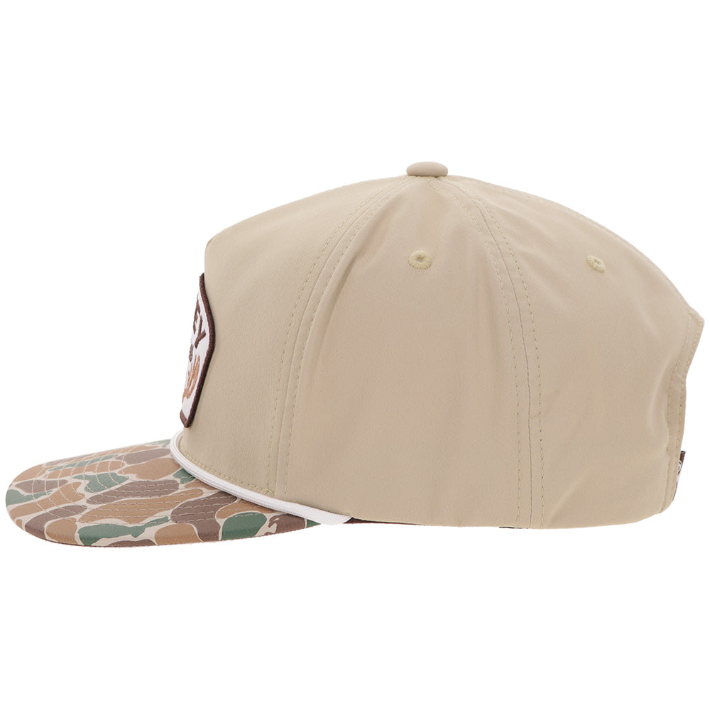 Casquette Hooey Outfitters - Beige / Camouflage à visière - vue 5