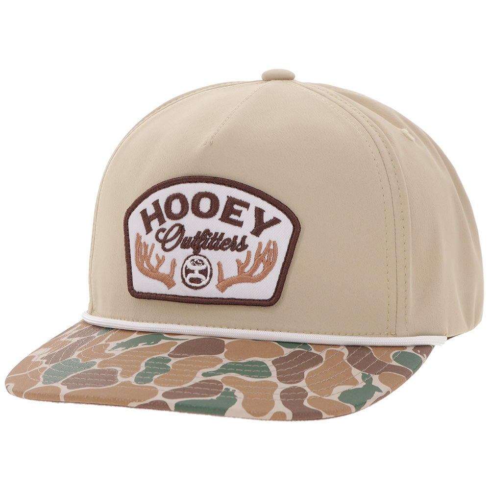 Casquette Hooey Outfitters - Beige / Camouflage à visière