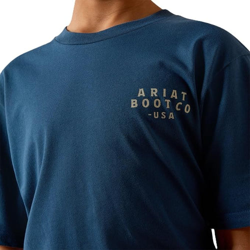 Ariat Drop Down Eagle T-Shirt - Key Largo - Enfant