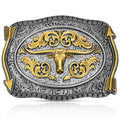 gold belt buckle