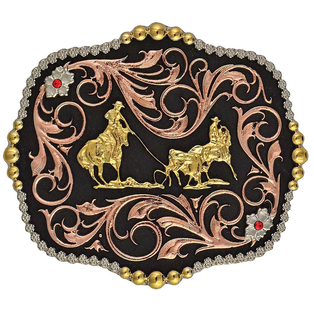 Boucle de ceinture Tri-Color Team Ropers