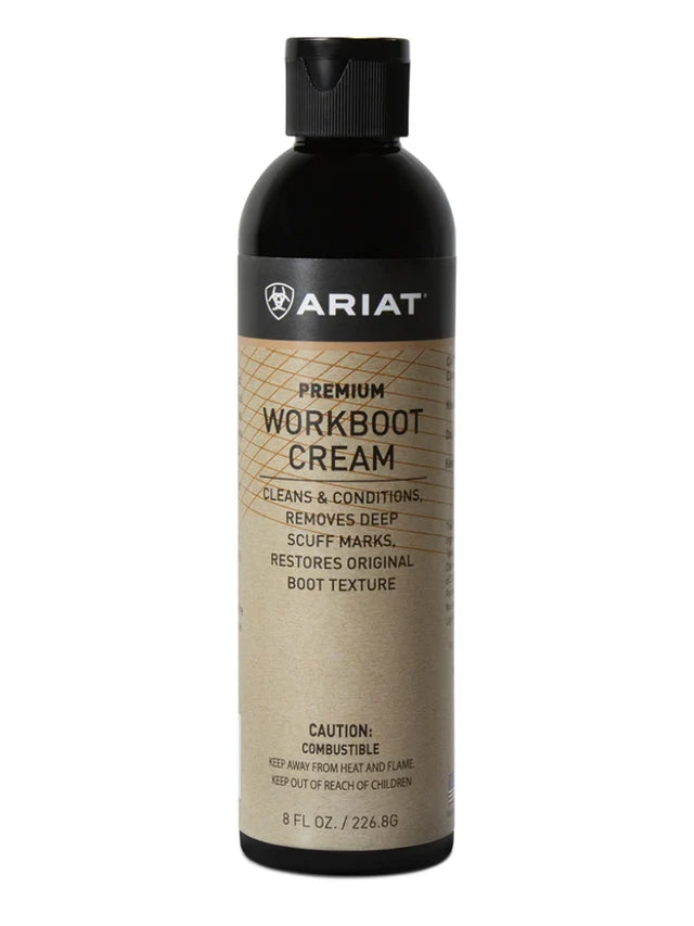 Crème pour bottes de travail Ariat – 8 oz