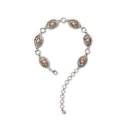 Ceinture Chaîne Concho Rose
