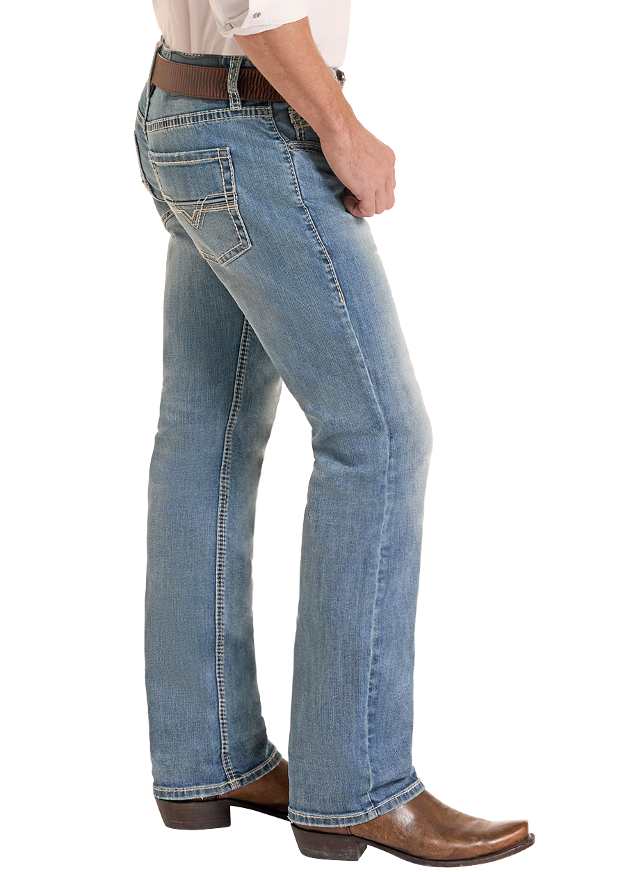 Jeans Rock & Roll Denim Pistol Straight homme - vue arrière