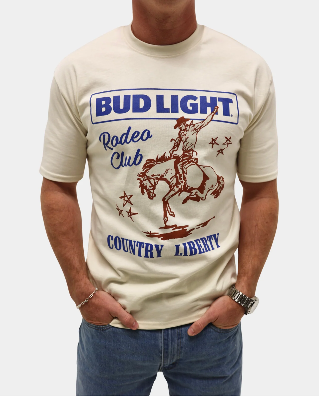 "Country Liberty Signature" vintage charcoal T-shirt