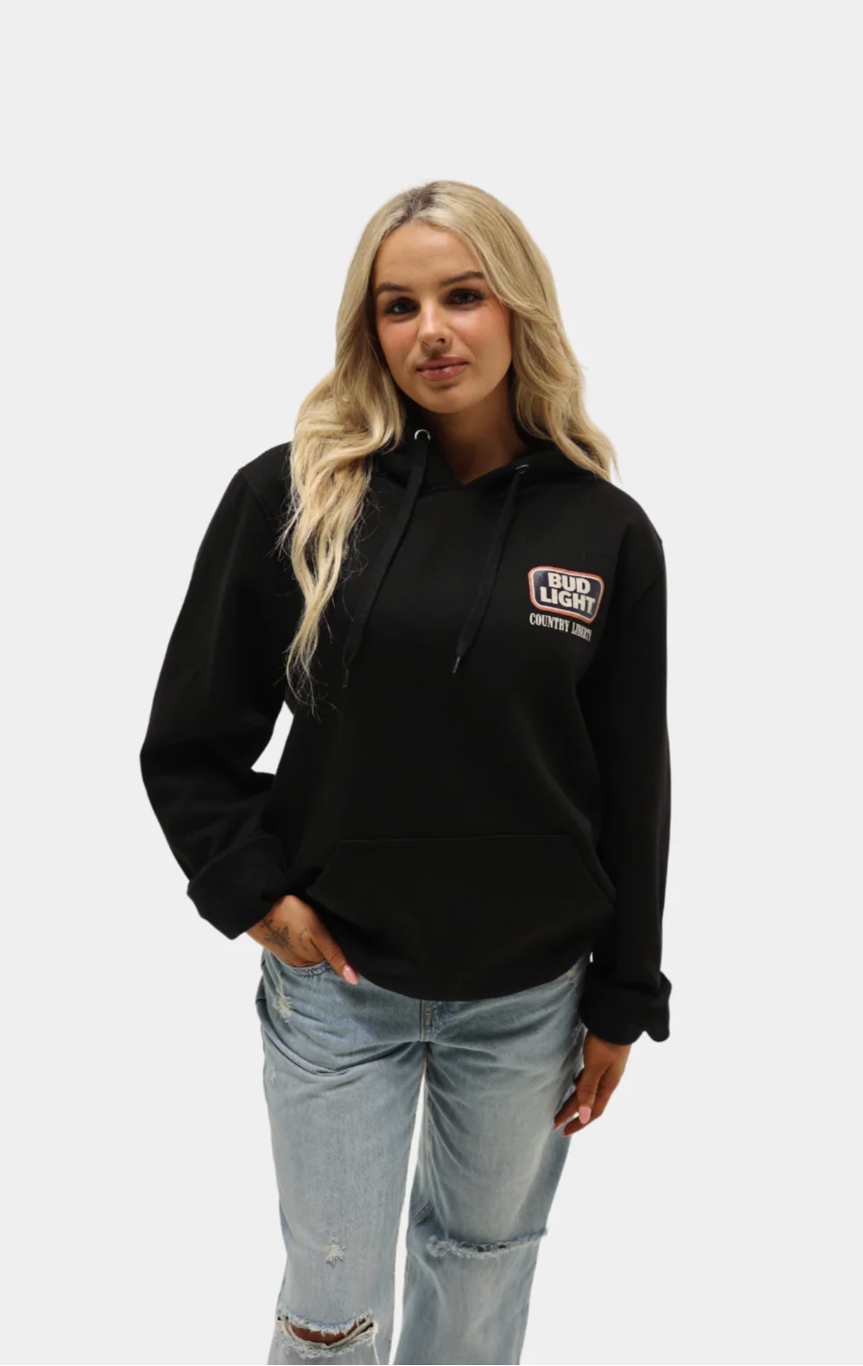 Hoodie « Bud Light Rodeo » noir