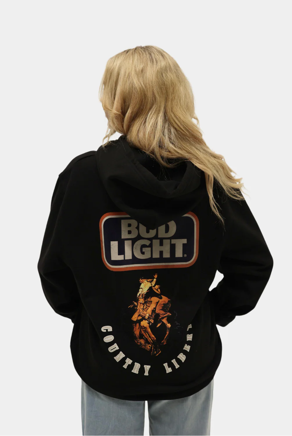 Hoodie « Bud Light Rodeo » noir