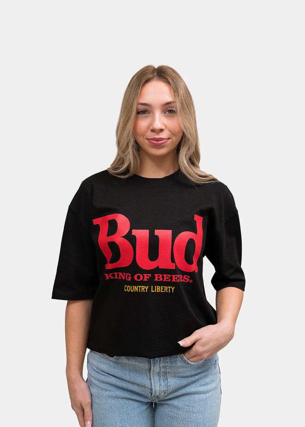 T-shirt « Bud King of Beers » noir