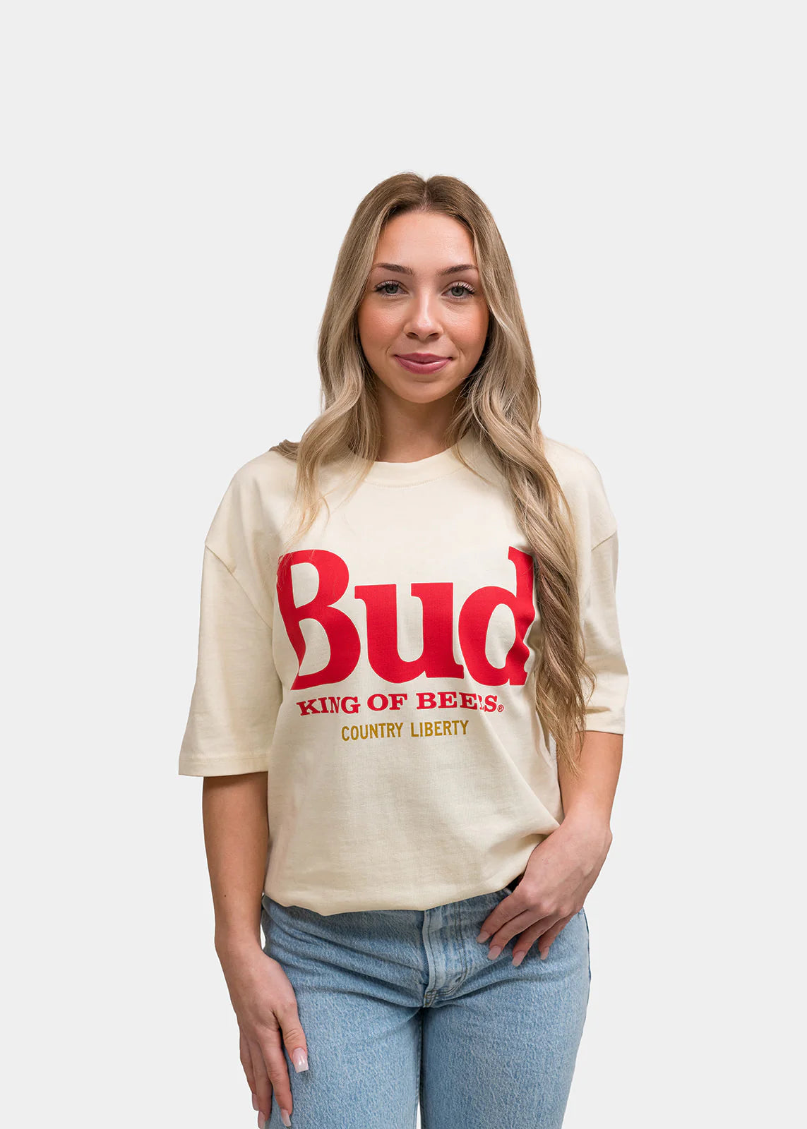 T-shirt « Bud King of Beers » naturel