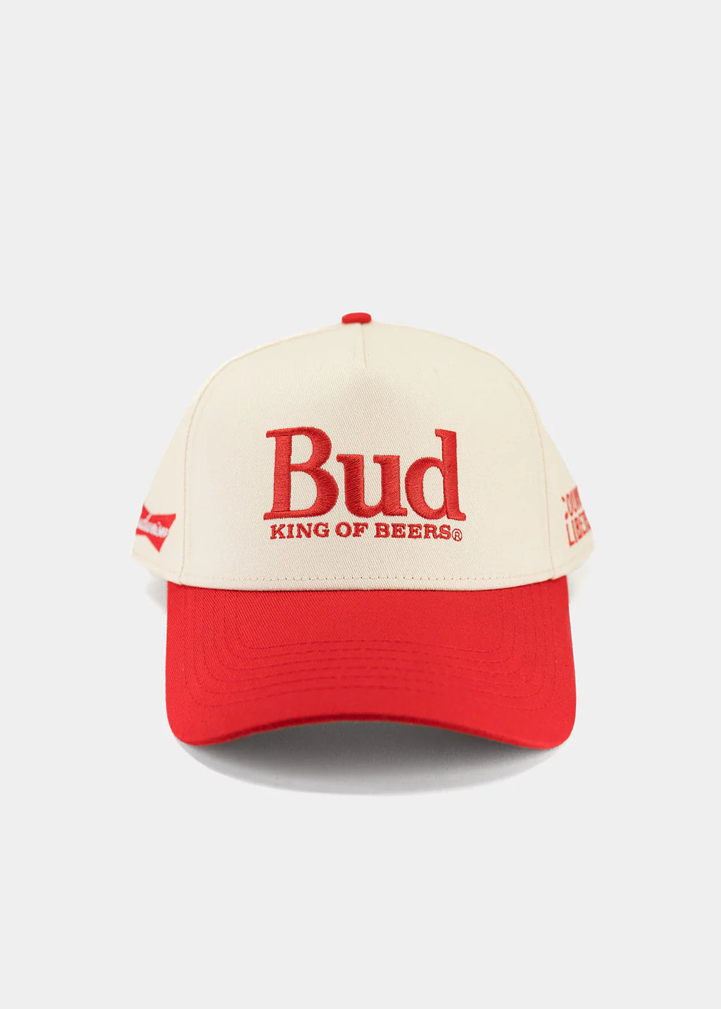 Casquette Bud Two-Tone Rouge
