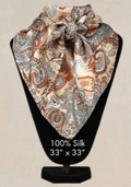 Foulard Wild Rag Paisley Tan