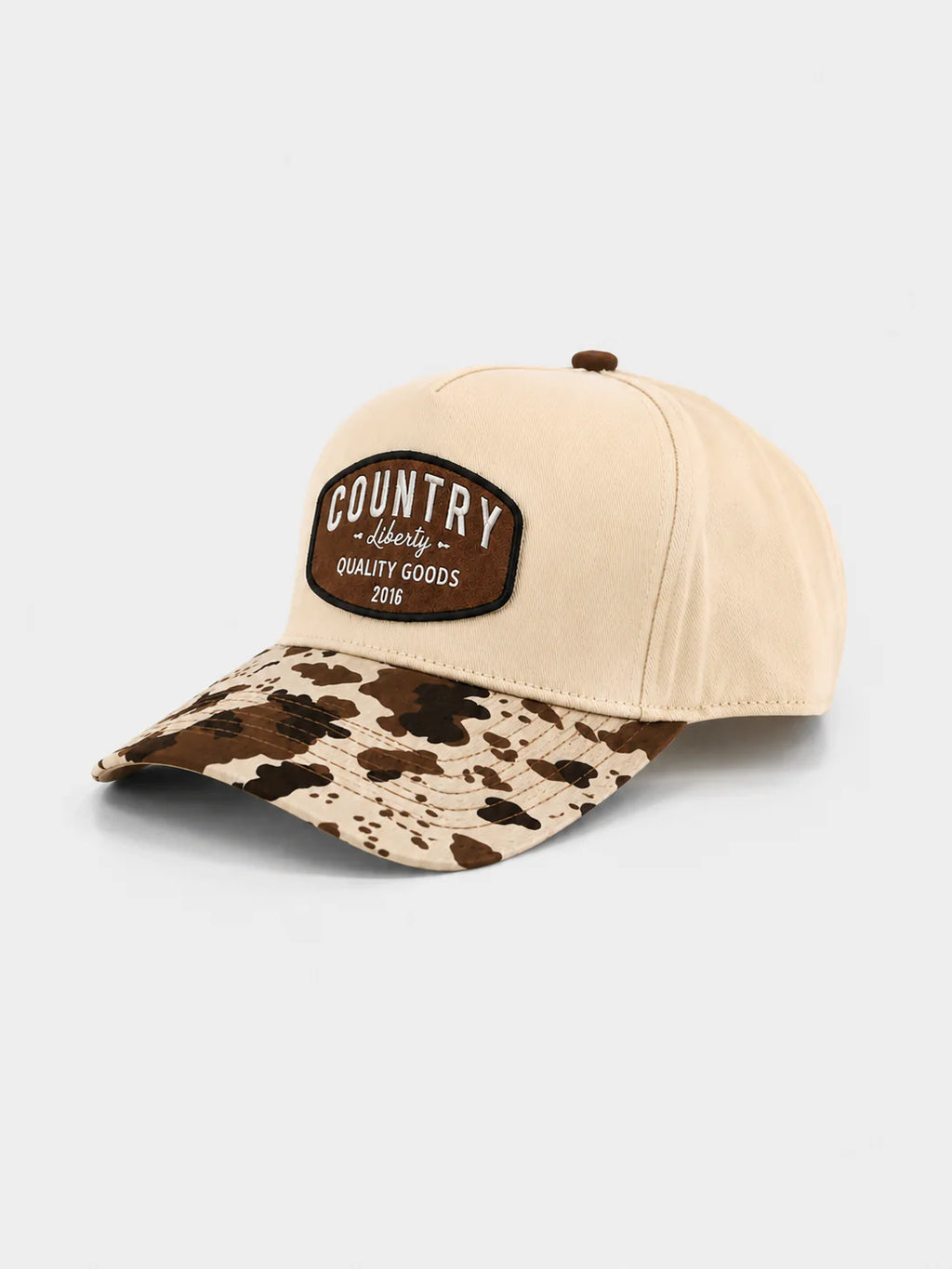 Casquette Backroad – Naturel/Imprimé vache