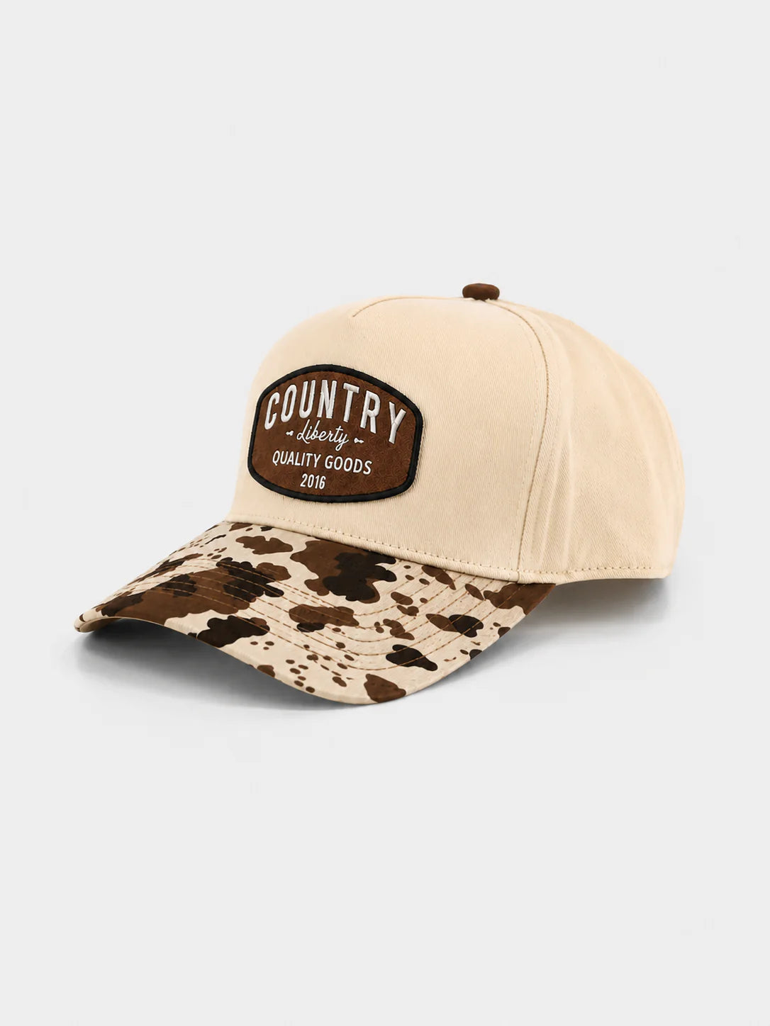 Casquette Backroad – Naturel/Imprimé vache