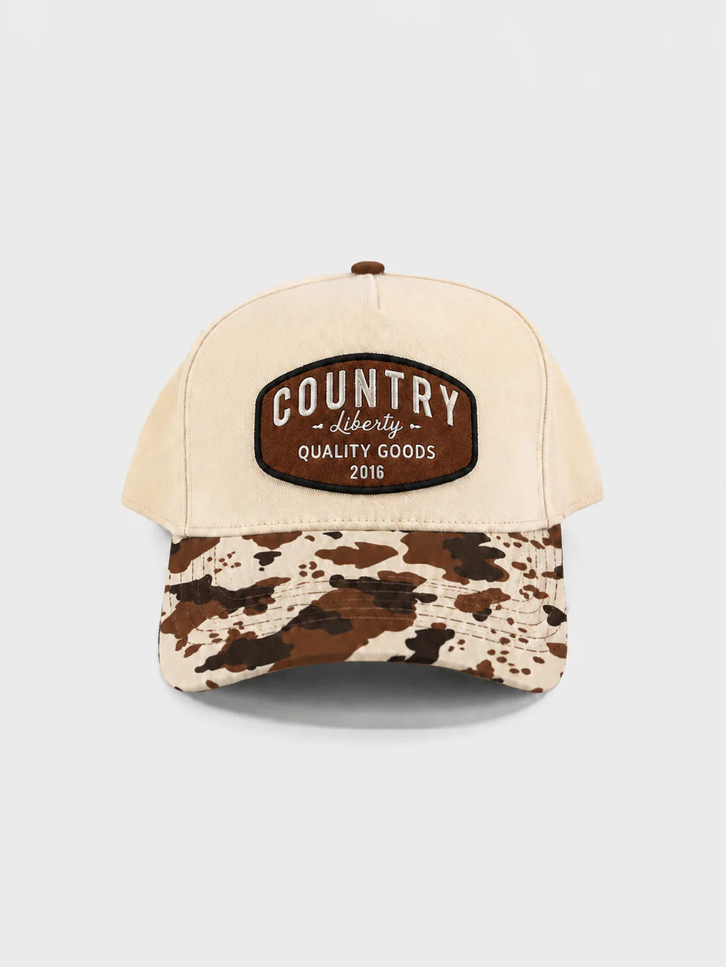 Casquette Backroad – Naturel/Imprimé vache