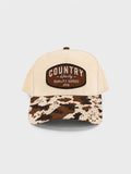 Casquette Backroad – Naturel/Imprimé vache