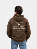 Hoodie Hunting club CL brun