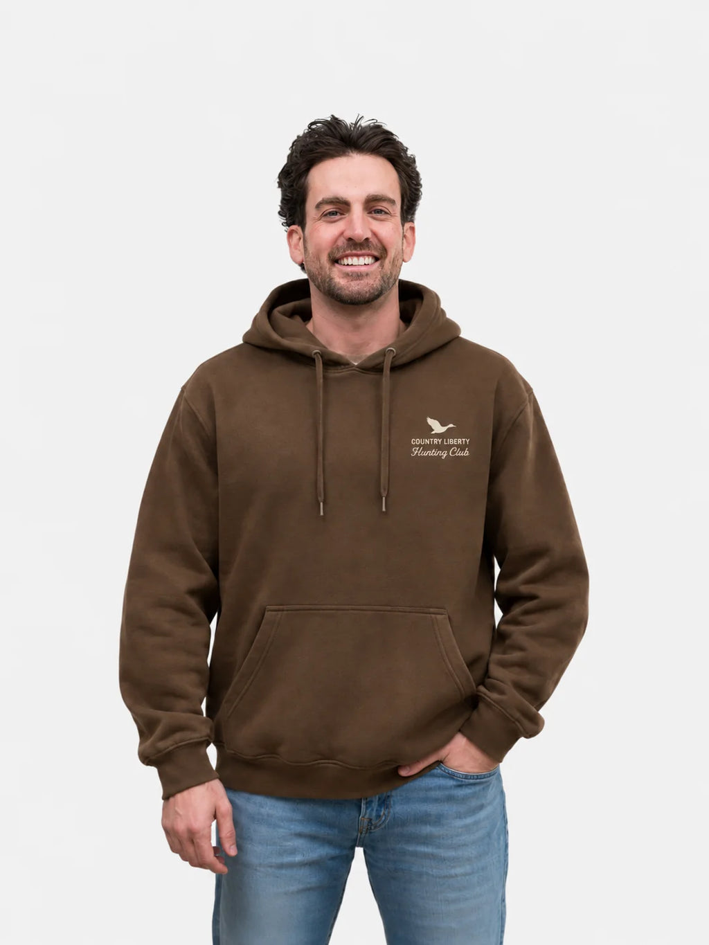Hoodie Hunting club CL brun